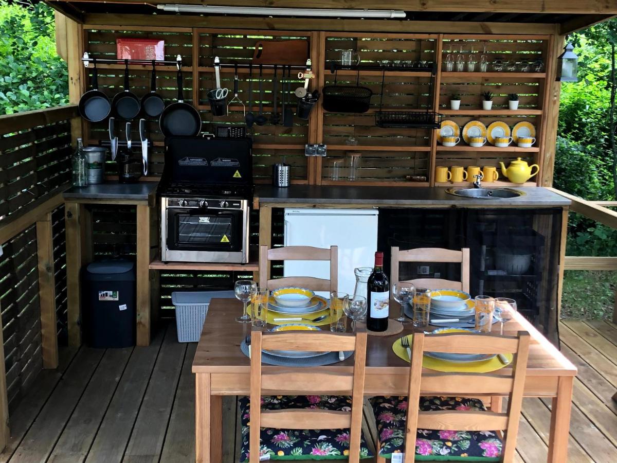 Luxury Glamping @Moulin Des Forges Otel Moutier-Malcard Dış mekan fotoğraf