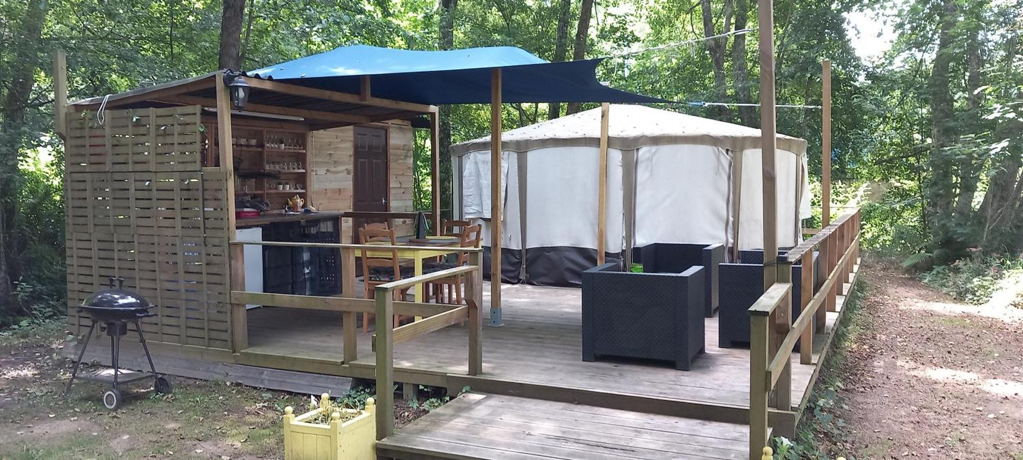 Luxury Glamping @Moulin Des Forges Otel Moutier-Malcard Dış mekan fotoğraf